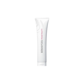Masque Penetraitt 500 ml de Sebastian Professional, pot blanc, pour cheveux réparés et brillants.