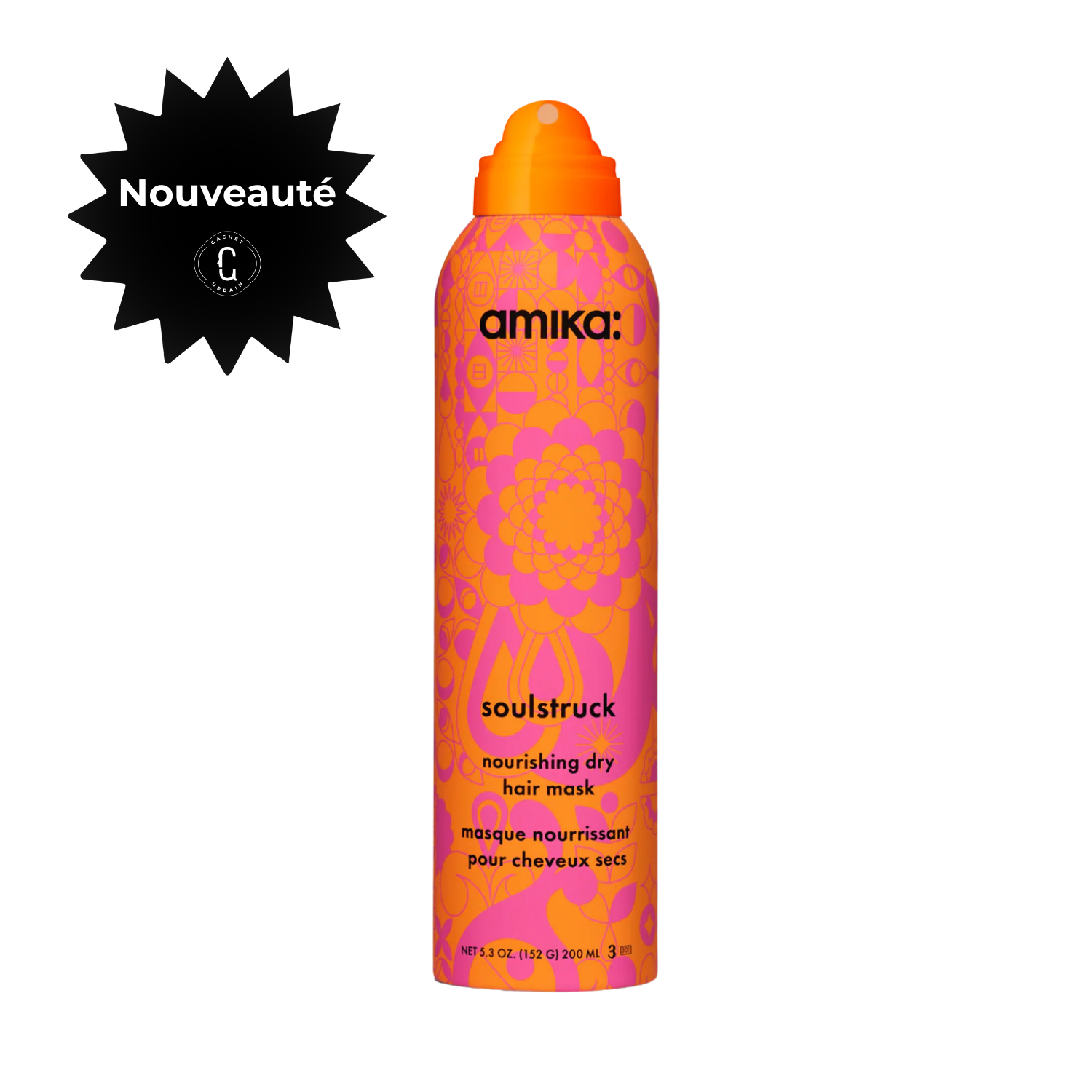 Spray masque sec Amika Soulstruck – soin nourrissant sans rinçage pour cheveux secs et abîmés
