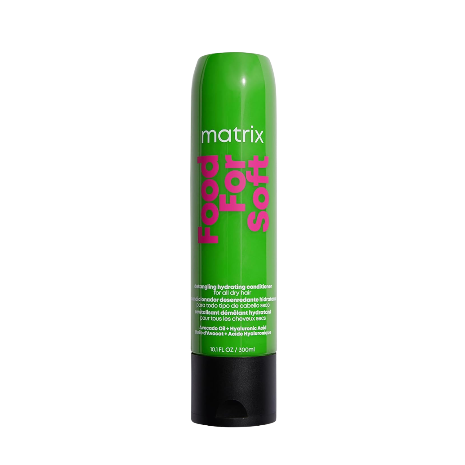 “Matrix Food For Soft Detangling Hydrating Conditioner 300 ml — flacon avec huile d’avocat & acide hyaluronique, cheveux démêlés, doux et hydratés”
