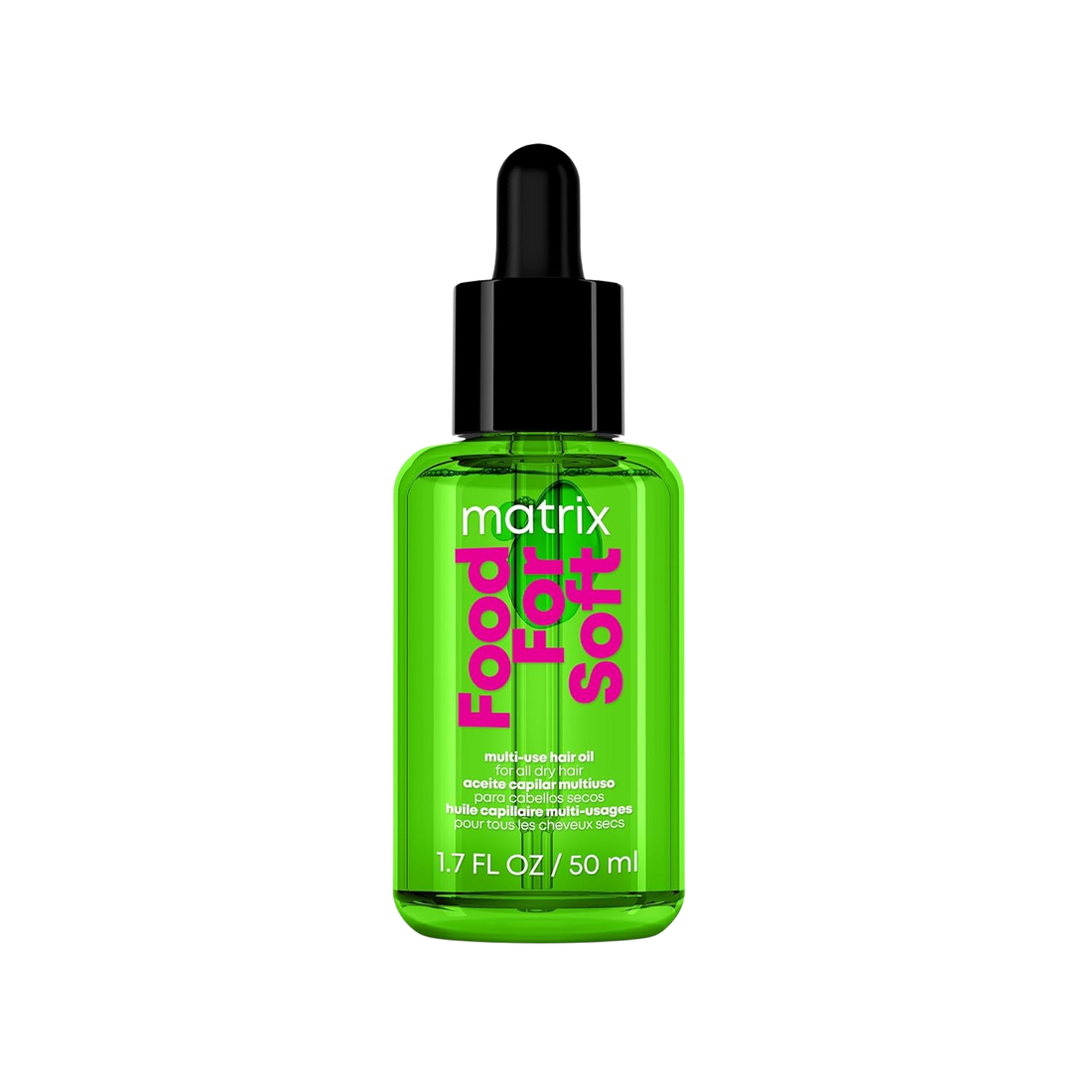 “Matrix Food For Soft Multi-Use Hydrating Oil Serum – flacon huile capillaire 50 ml, enrichie à l’avocat et acide hyaluronique, brillance et douceur”