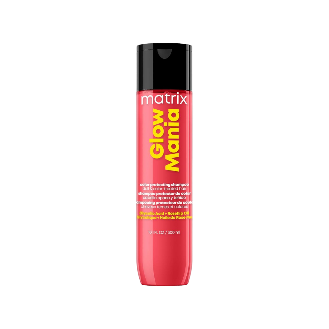 Flacon du shampooing Matrix Glow Mania Color Protecting sans sulfate