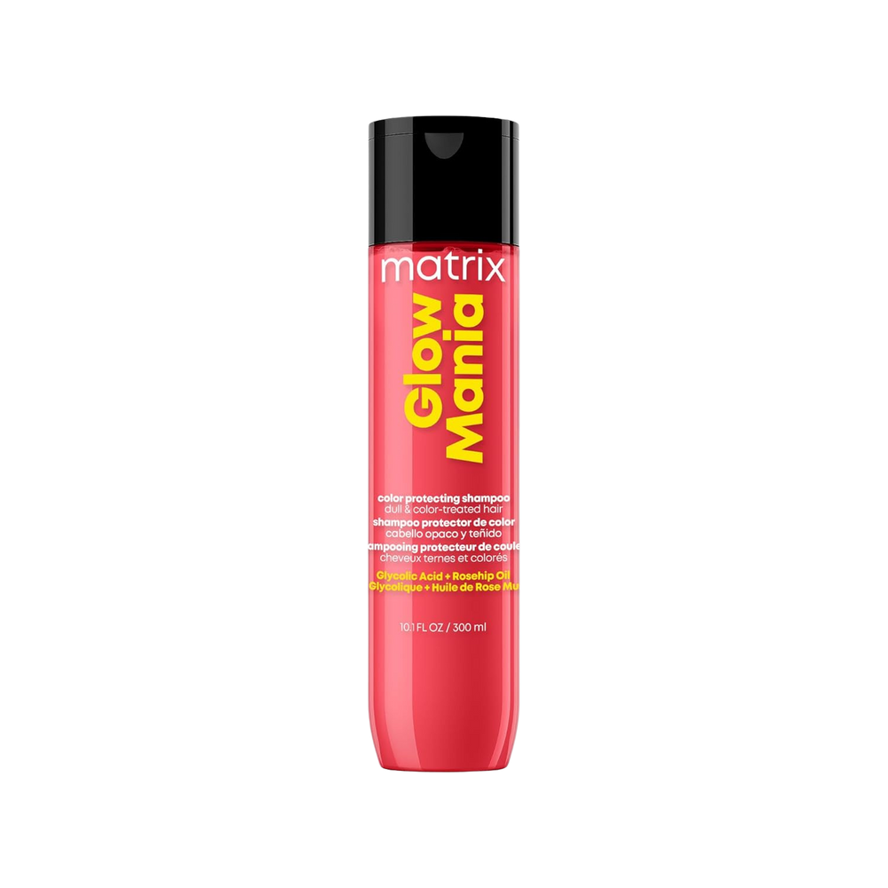 Flacon du shampooing Matrix Glow Mania Color Protecting sans sulfate