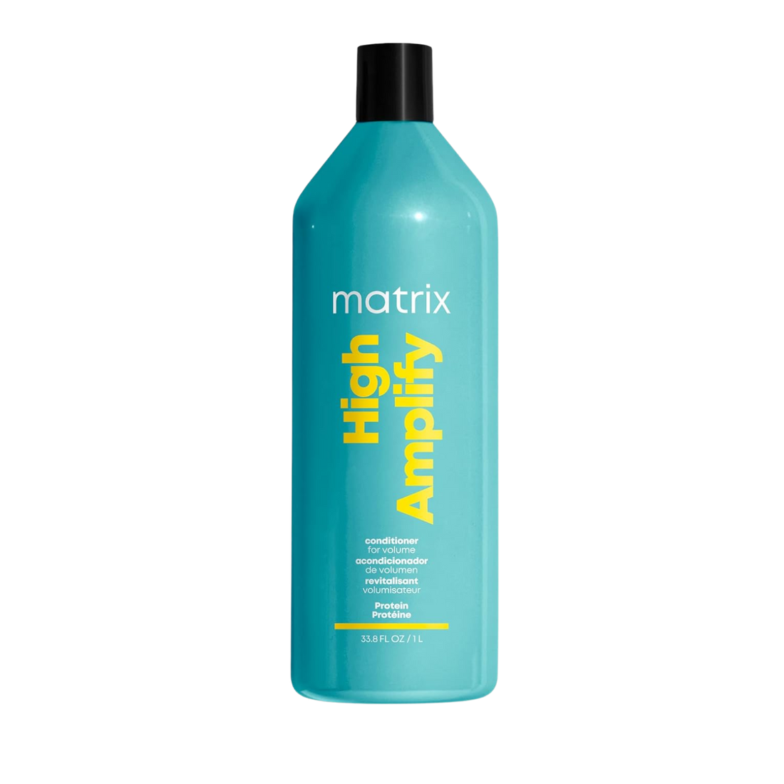 « Flacon Matrix High Amplify Conditioner – revitalisant volumisant sans silicone »
