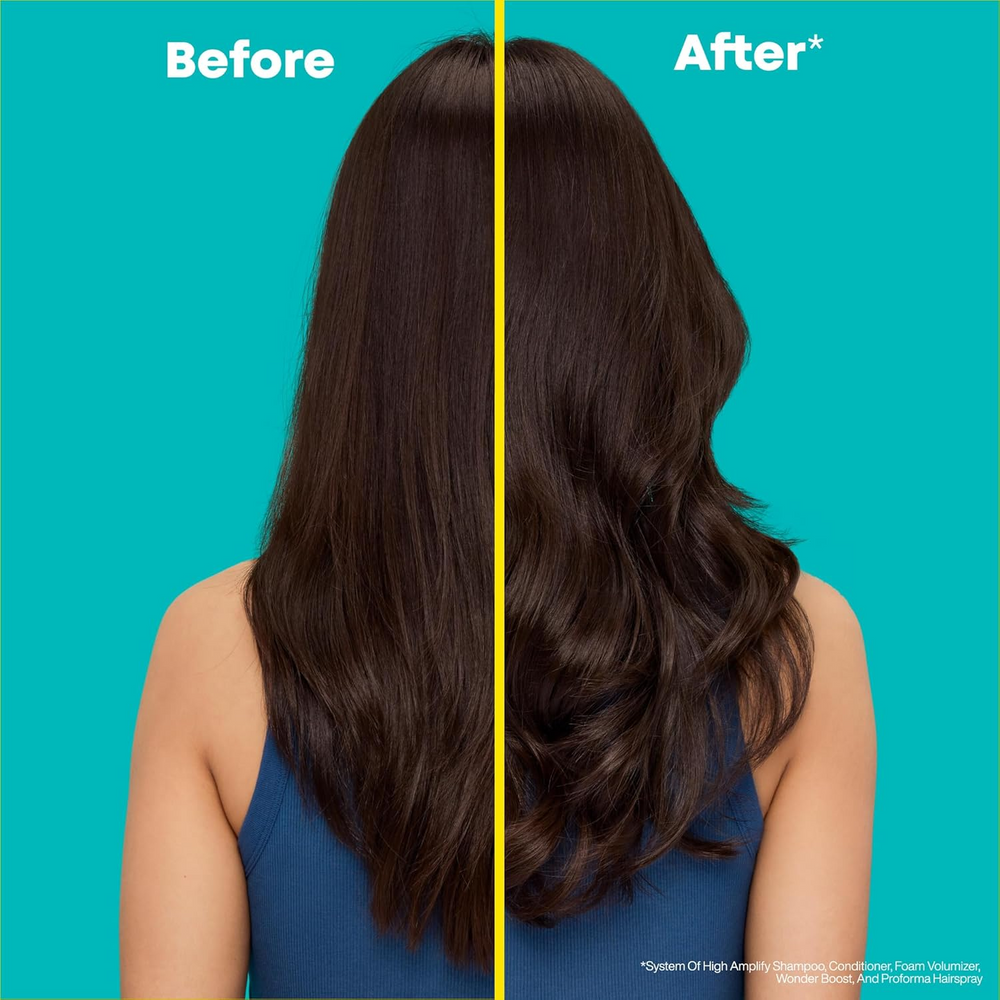 « Flacon Matrix High Amplify Conditioner – revitalisant volumisant sans silicone »