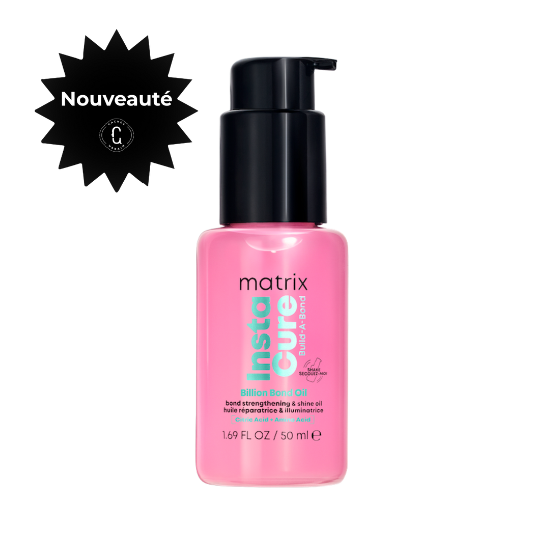Flacon Matrix Instacure Build-A-Bond Billion Bond Oil – huile réparatrice cheveux