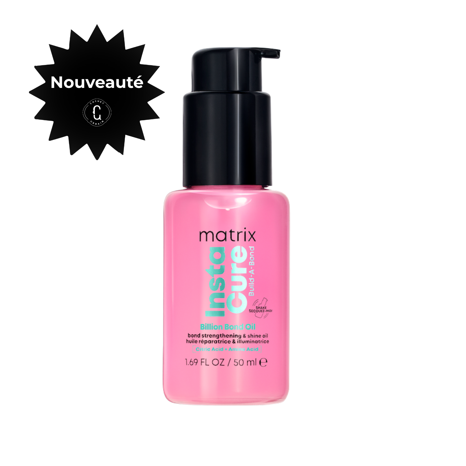 Flacon Matrix Instacure Build-A-Bond Billion Bond Oil – huile réparatrice cheveux