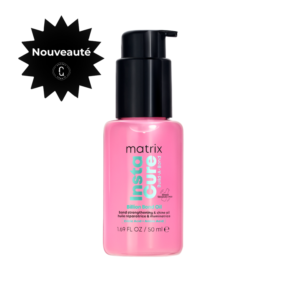 Flacon Matrix Instacure Build-A-Bond Billion Bond Oil – huile réparatrice cheveux