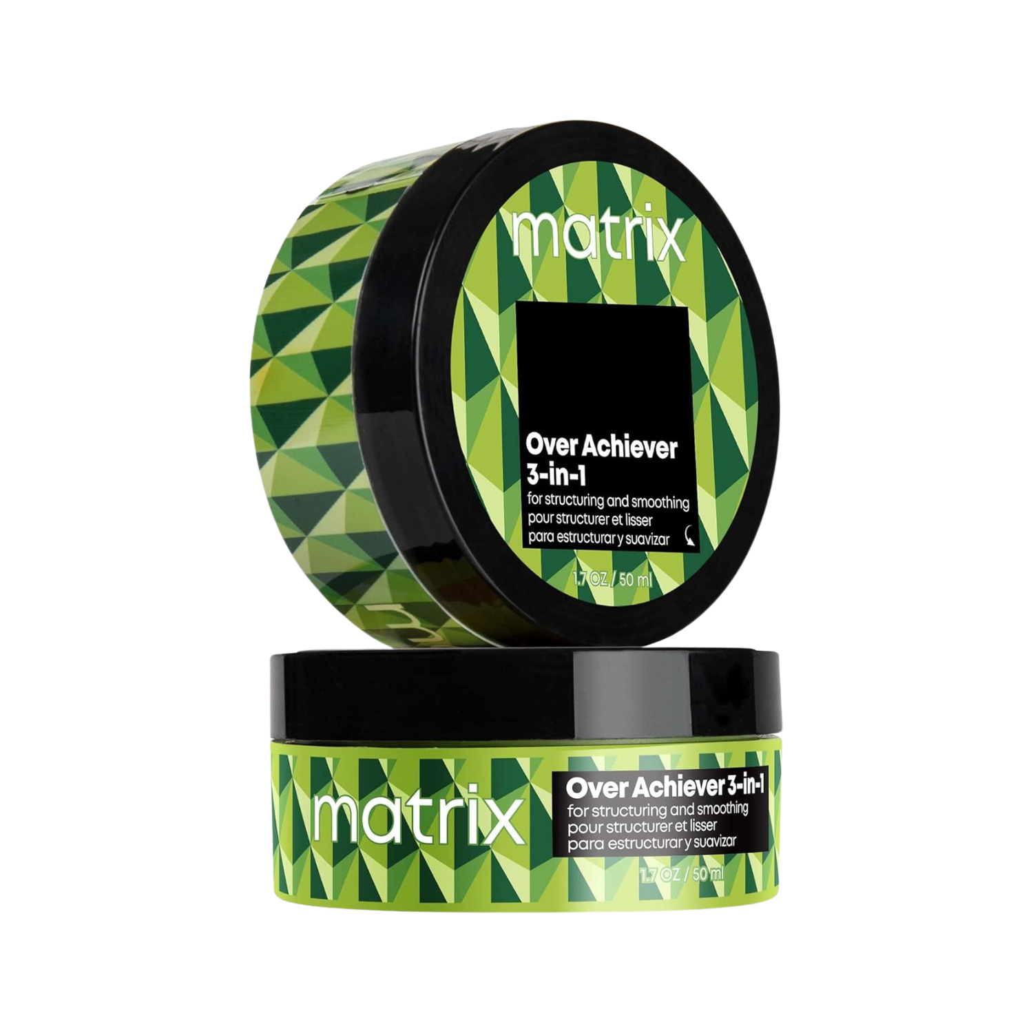 « Pot de Matrix Over Achiever 3‑in‑1 coiffant crème‑pâte‑cire, 49 g, texture lisse »