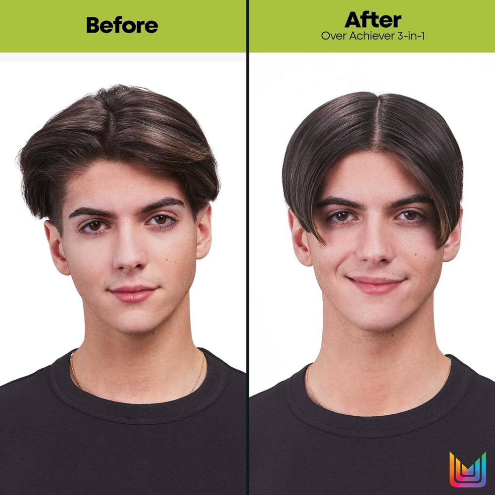 « Pot de Matrix Over Achiever 3‑in‑1 coiffant crème‑pâte‑cire, 49 g, texture lisse »