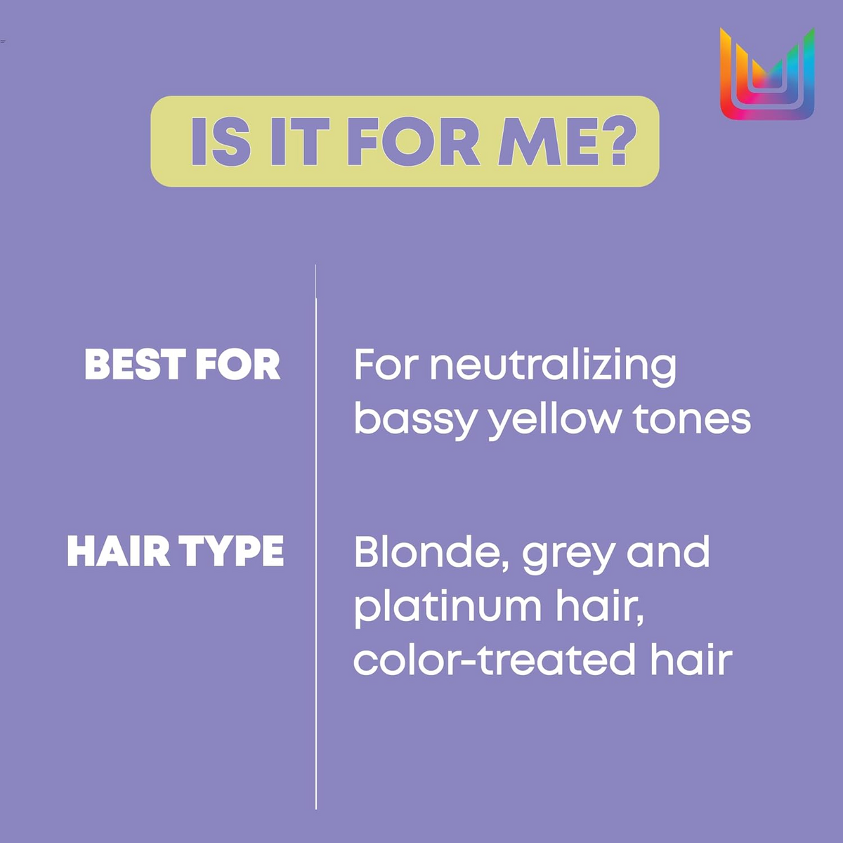 « Bouteille de Matrix So Silver Purple Shampoo — shampooing neutralisant pour cheveux blonds et argentés »