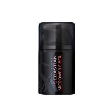 Tube 45 ml de Microweb Fiber Sebastian, pâte coiffante élastique pour texture légère.