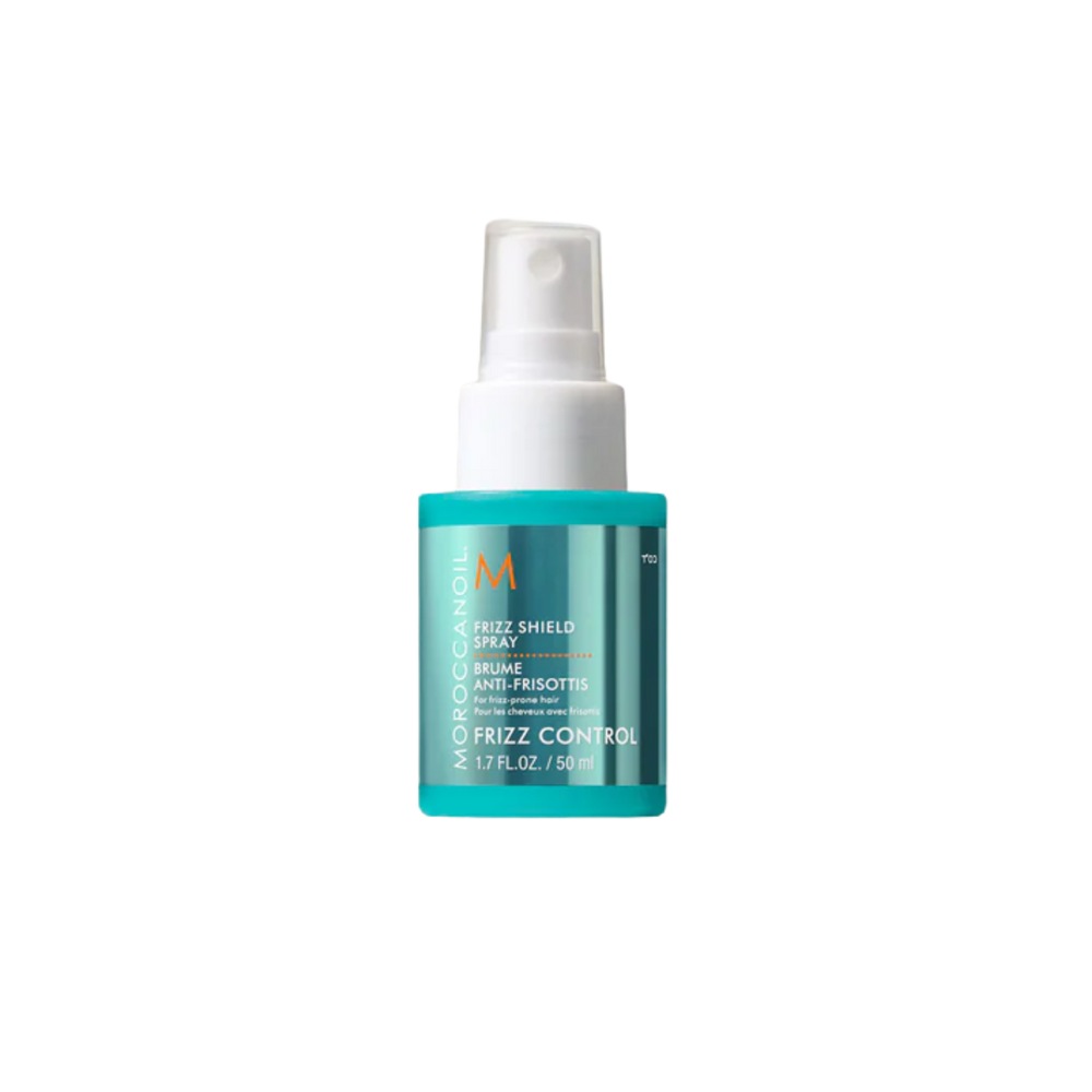 Flacon spray léger Moroccanoil Frizz Shield mist anti-frisottis et brillance

