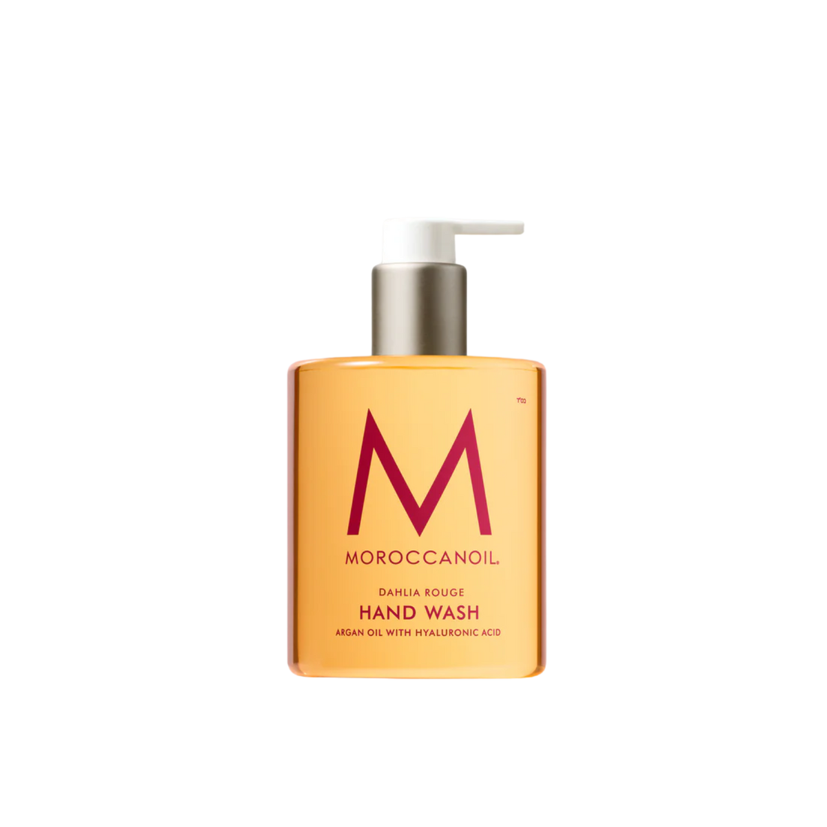 Moroccanoil Hand Wash Dahlia Rouge – savon mains parfum floral raffiné

