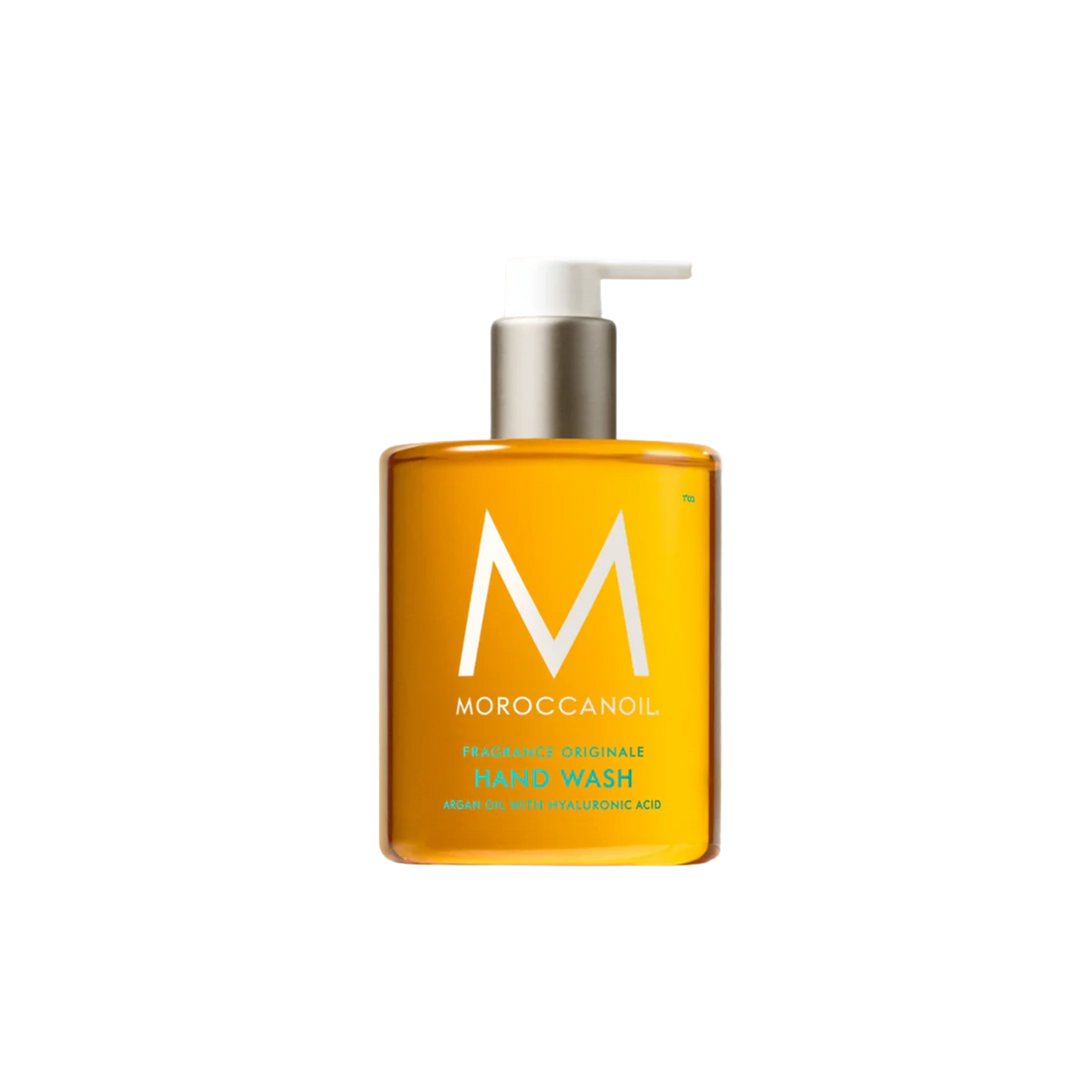 Flacon 360 ml Moroccanoil Hand Wash Fragrance Originale, savon mains hydratant parfum ambre, magnolia et bois à l’huile d’argan


