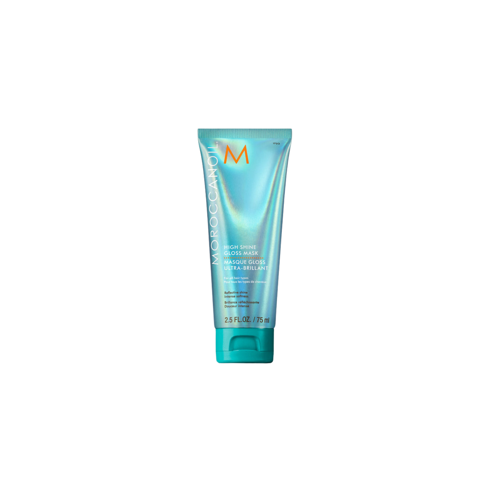 Pot du Moroccanoil High Shine Gloss Mask, masque capillaire brillant pour cheveux nourris et lumineux à l’huile d’argan

