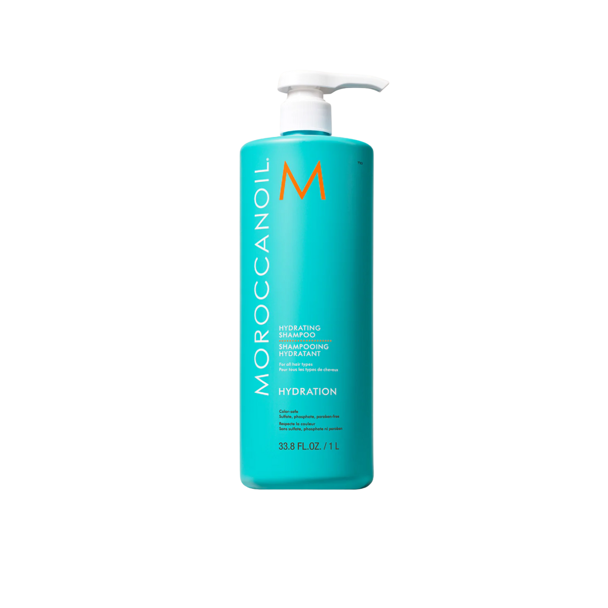 Flacon de Moroccanoil Hydrating Shampoo 250 ml – soin hydratant sans sulfates à l’huile d’argan, algues rouges et vitamines A & E pour cheveux secs et colorés.


