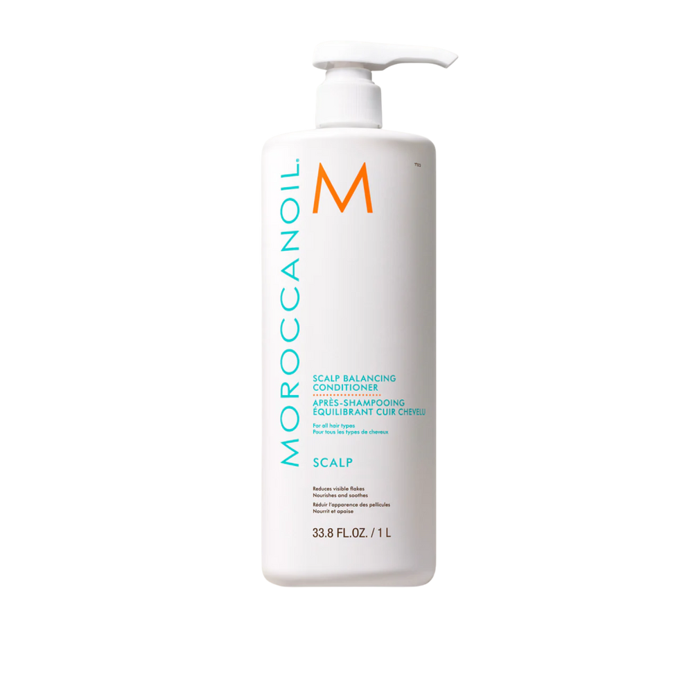 Flacon Moroccanoil Scalp Balancing Conditioner 250 ml, après-shampoing apaisant pour cuir chevelu sec ou gras

