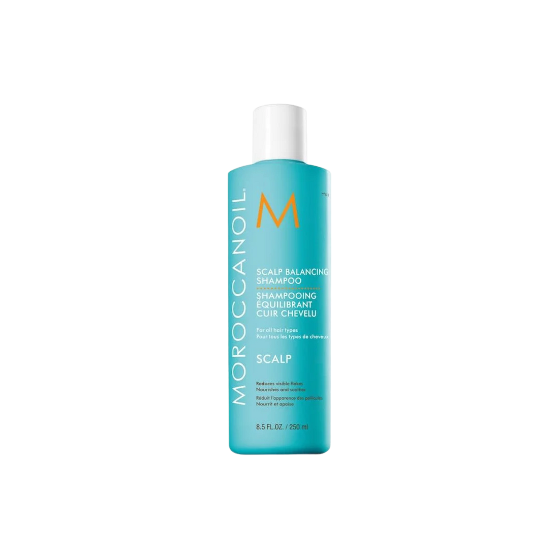 Flacon de Moroccanoil Shampooing Équilibrant 250 ml pour cuir chevelu sensible

