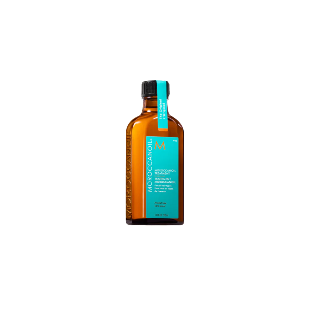 Flacon Moroccanoil® Traitement Original avec pompe et huile dorée

