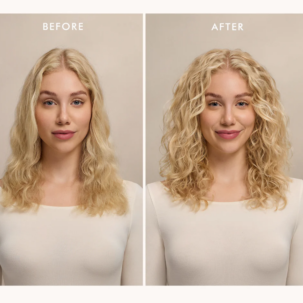 Flacon de la Mousse Contrôle des Boucles Moroccanoil, mousse coiffante légère pour boucles serrées, ondulées ou frisées.

