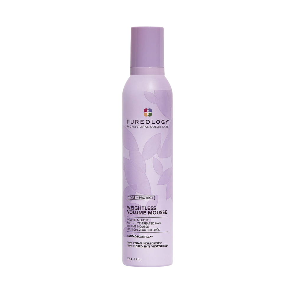 Bouteille de mousse Pureology Clean Volume Weightless Volumizing Mousse de 241 g / 8,1 oz