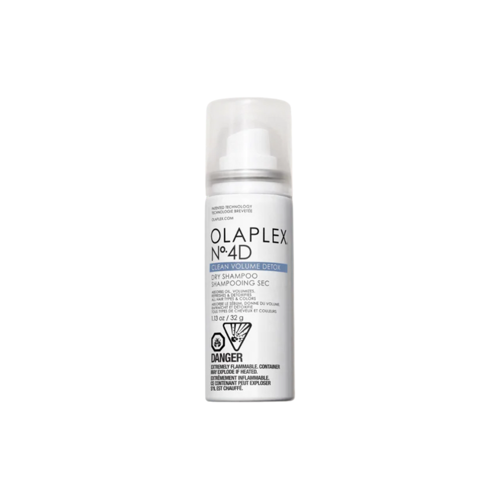 Flacon Olaplex Nº 4D Clean Volume Detox Dry Shampoo – shampooing sec sans résidu pour volume et fraîcheur