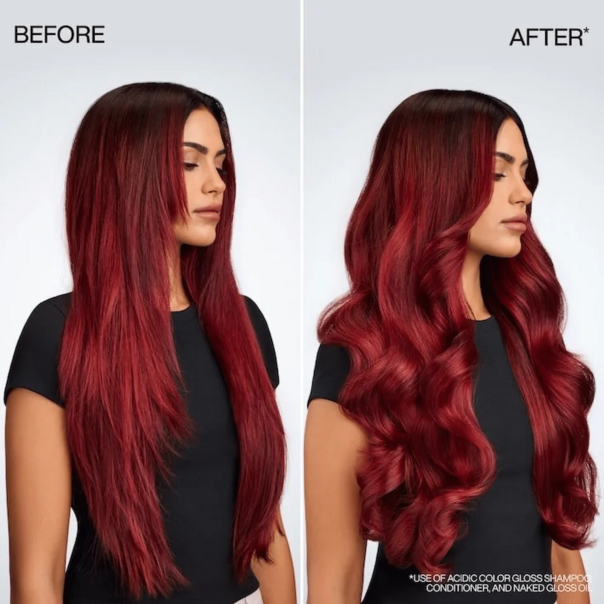 Flacon Naked Gloss Redken – huile légère pour brillance éclat et protection thermique