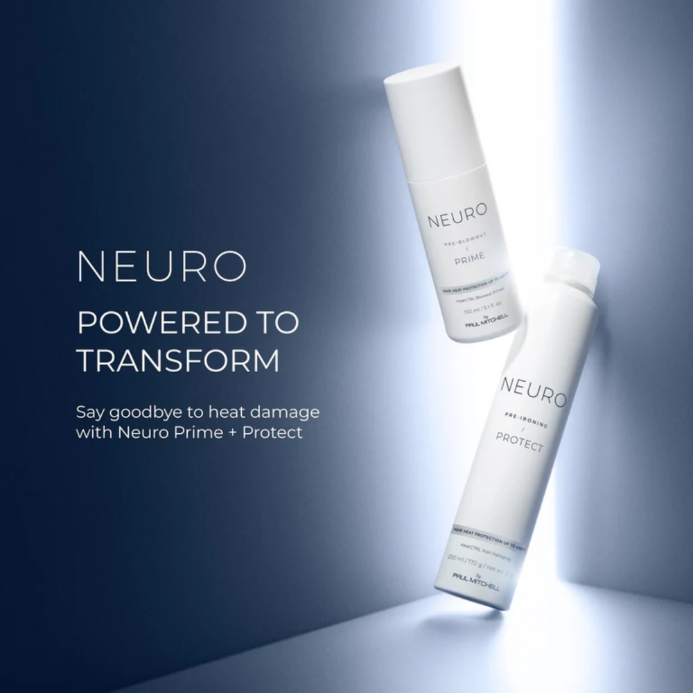 Spray primer Paul Mitchell Neuro Prime HeatCTRL pour brushing protection chaleur anti-frisottis cheveux