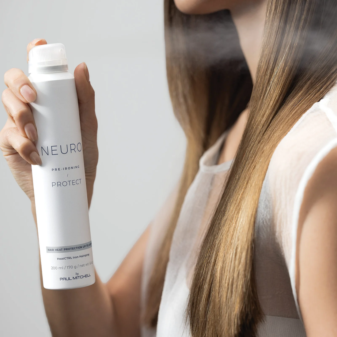 Spray thermoprotecteur Paul Mitchell Neuro HeatCTRL pour cheveux protection chaleur fer à lisser