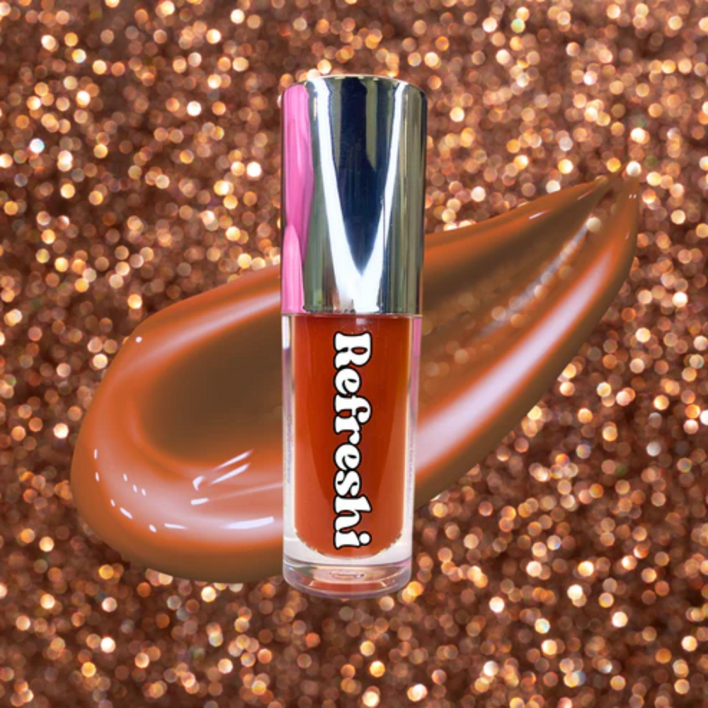 Tube 5 ml Nice List Lip Oil Refreshi, texture brillante et hydratante avec huiles de ricin et abricot

