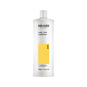 Conditionneur Nioxin System 1 pour cheveux fins et densité capillaire améliorée