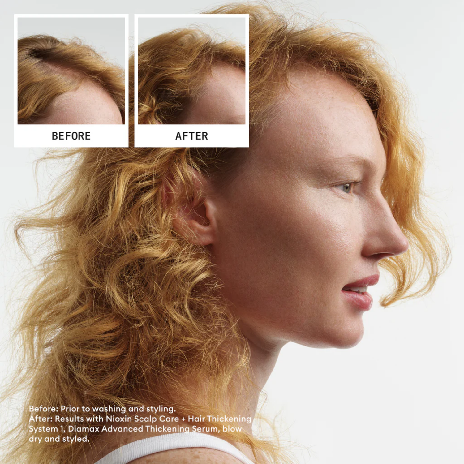 Traitement cuir chevelu Nioxin System 1 sans rinçage pour cheveux naturels clairsemés