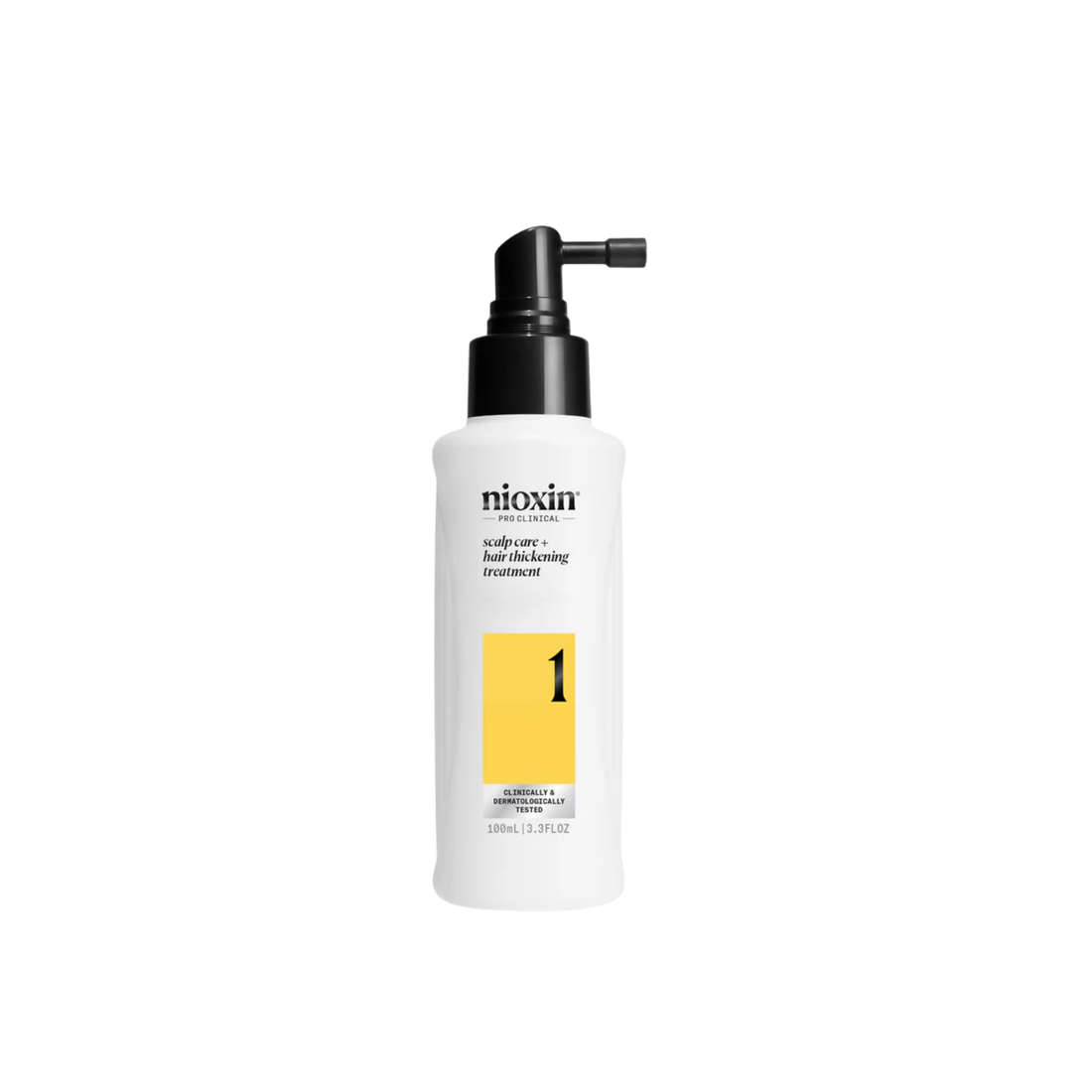 Traitement cuir chevelu Nioxin System 1 sans rinçage pour cheveux naturels clairsemés