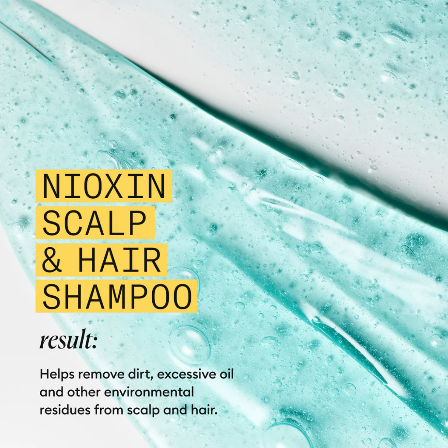 Shampoing Nioxin System 1 Cleanser pour cheveux naturels fins et clairsemés, soin du cuir chevelu