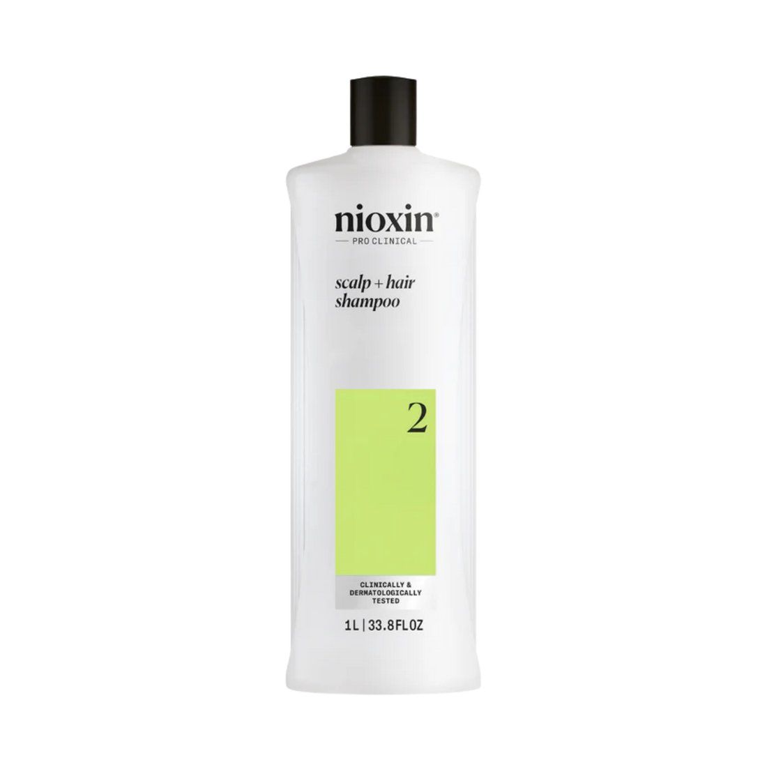 Shampoing Nioxin System 2 pour cheveux naturels clairsemés et cuir chevelu purifié