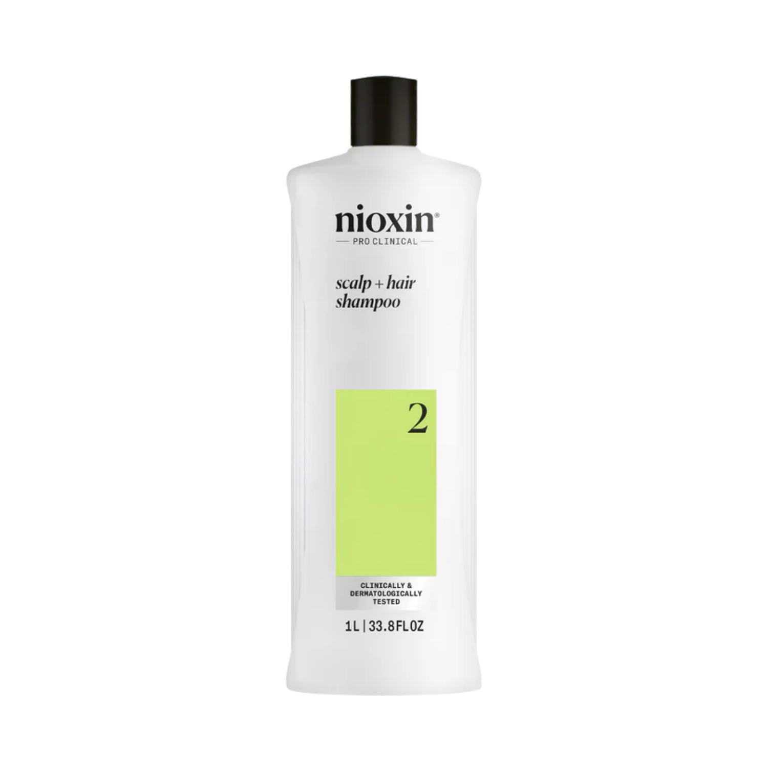 Shampoing Nioxin System 2 pour cheveux naturels clairsemés et cuir chevelu purifié