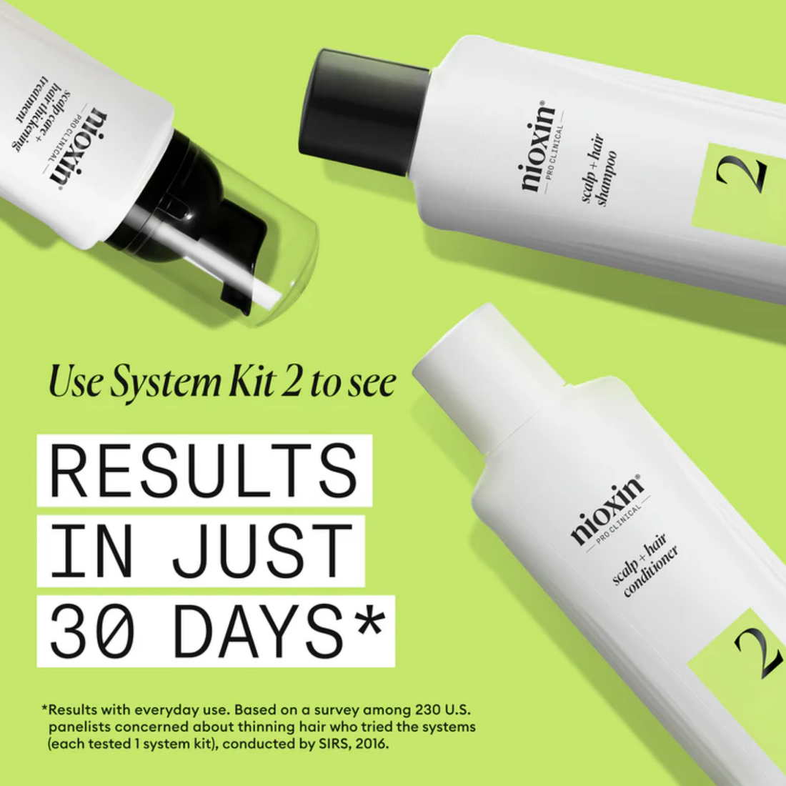Après-shampoing Nioxin System 2 pour cheveux naturels avec affinement avancé