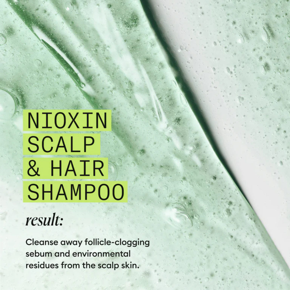 Shampoing Nioxin System 2 Cleanser pour cuir chevelu purifié et cheveux naturels avec affinement avancé