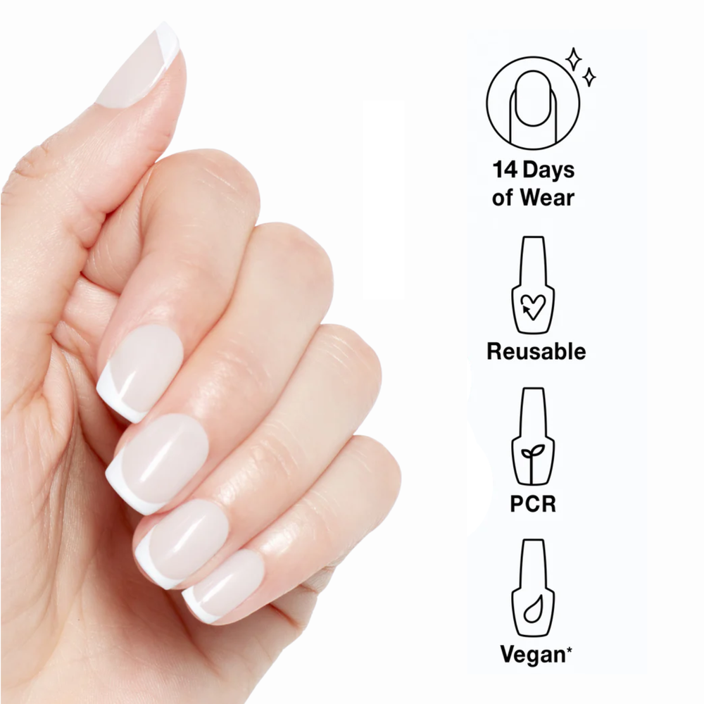 Faux-ongles OPI xPRESS/ON Effects French Press French chic réutilisables