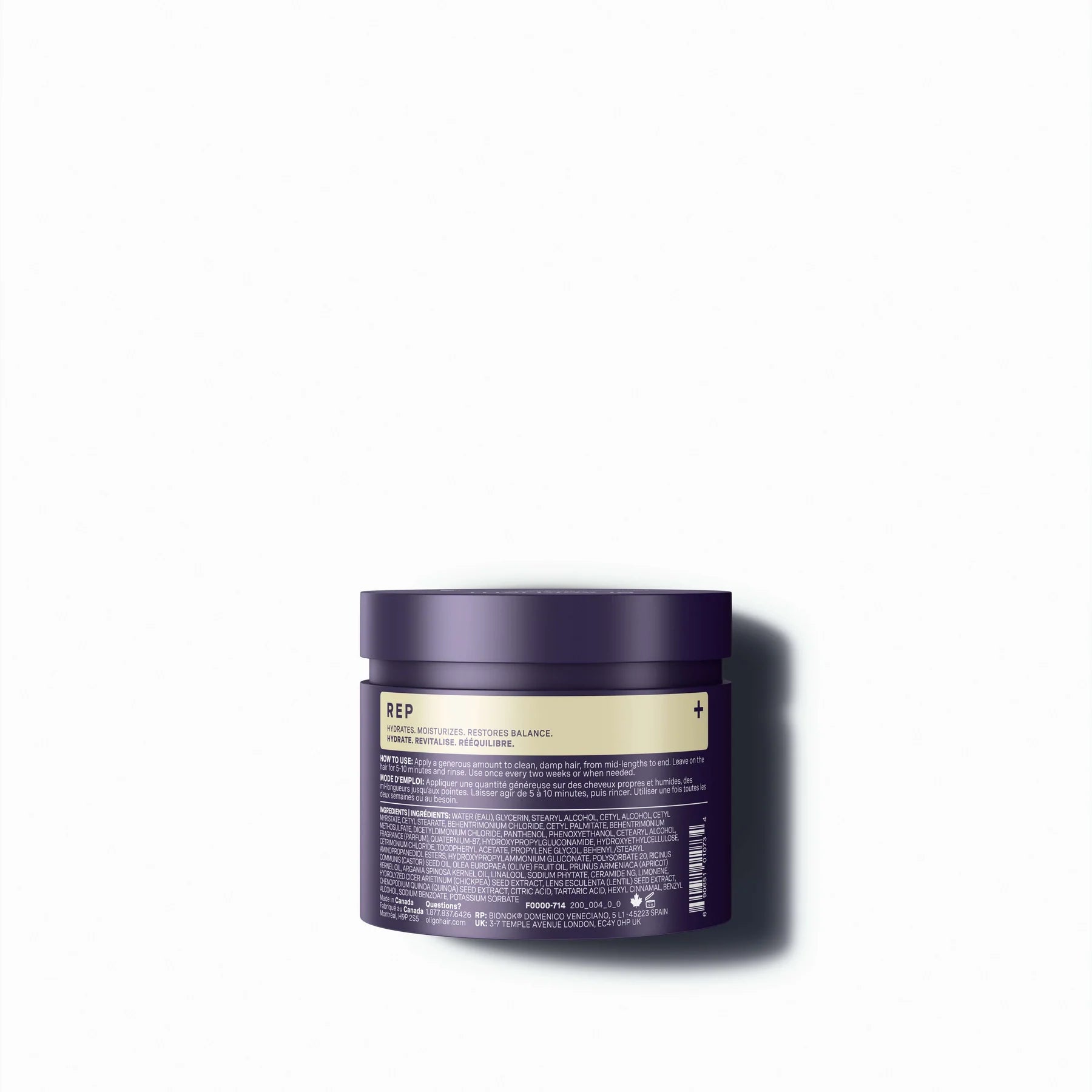 Masque Réparateur Blacklight (200ml) - OLIGO