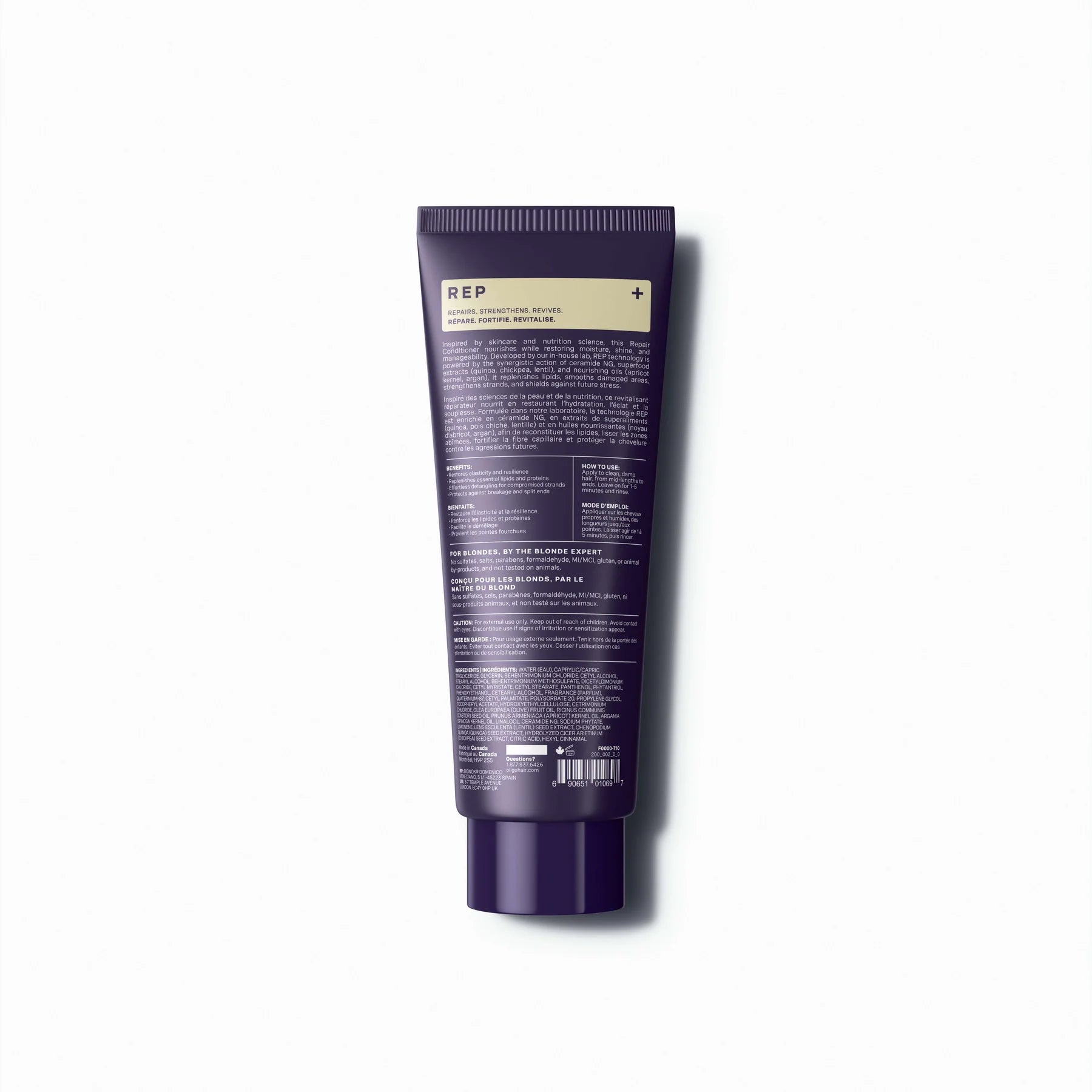 Revitalisant Réparateur Blacklight (200ml) - OLIGO