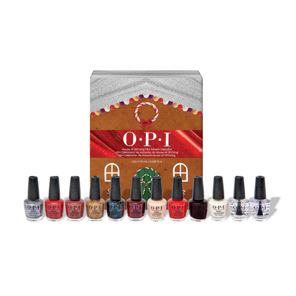 “OPI Holiday ’25 mini-vernis 12-pièces Good Enough to Treat – Advent calendar vernis”