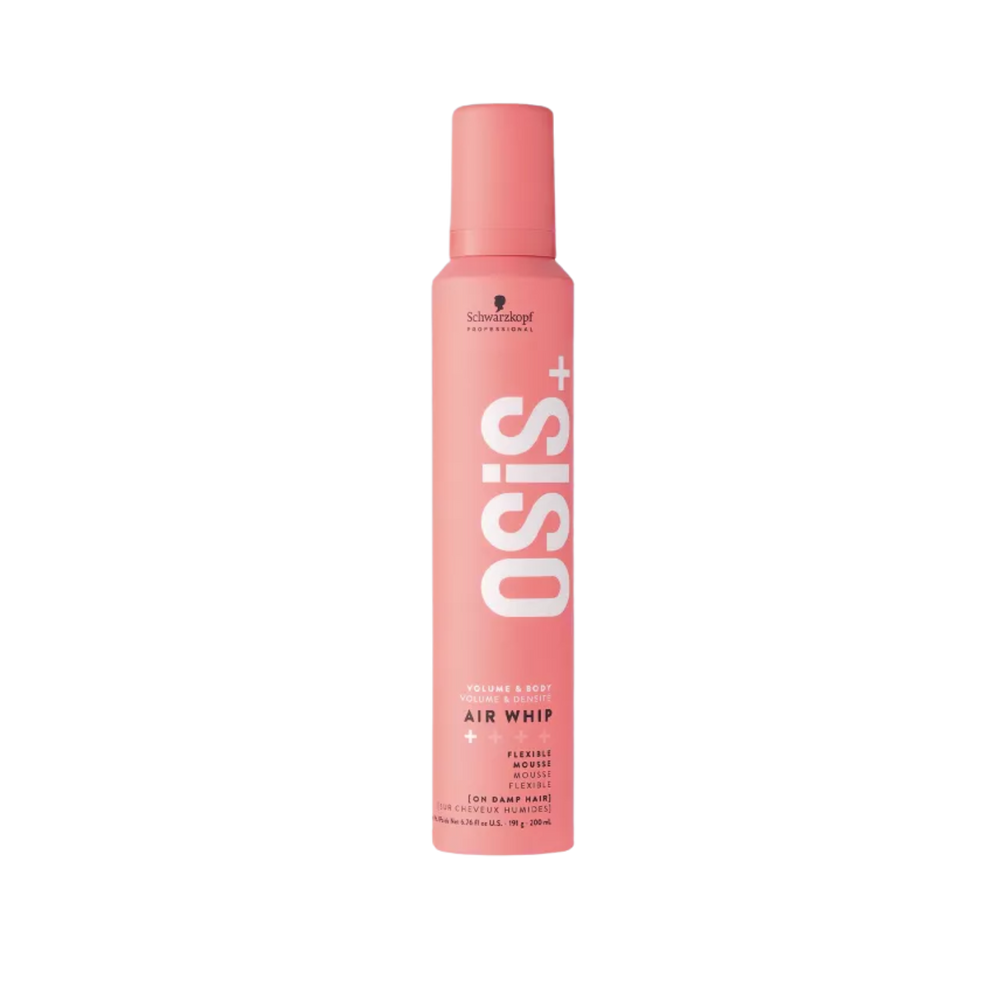 Flacon mousse Schwarzkopf OSiS+ Air Whip Flexible — tenue légère et sans craquement