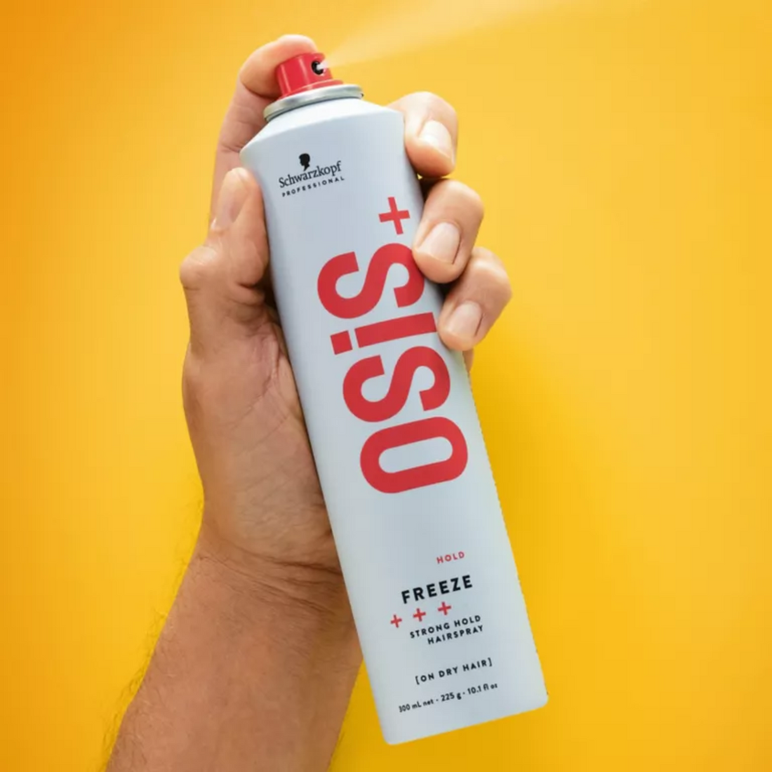 Flacon OSiS+ Freeze Spray Fixation Forte 300 ml – Spray coiffant extra‑fort