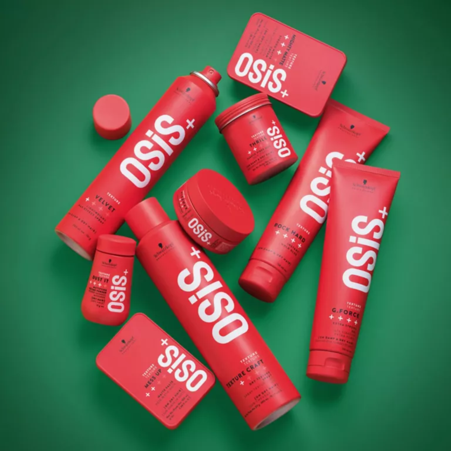Pâte coiffante OSiS Mess Up – pot noir et texture mate visible