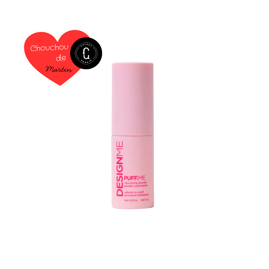 Aérosol de 9 g de poudre volumisante PUFF.ME pour cheveux moyens à épais
