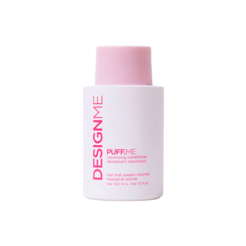 Flacon de 300 ml de revitalisant volumisant PUFF.ME pour cheveux fins, formule légère et volumisante