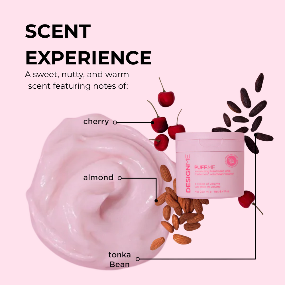Flacon de shampooing PUFF.ME volumisant 300 ml pour cheveux fins à moyens