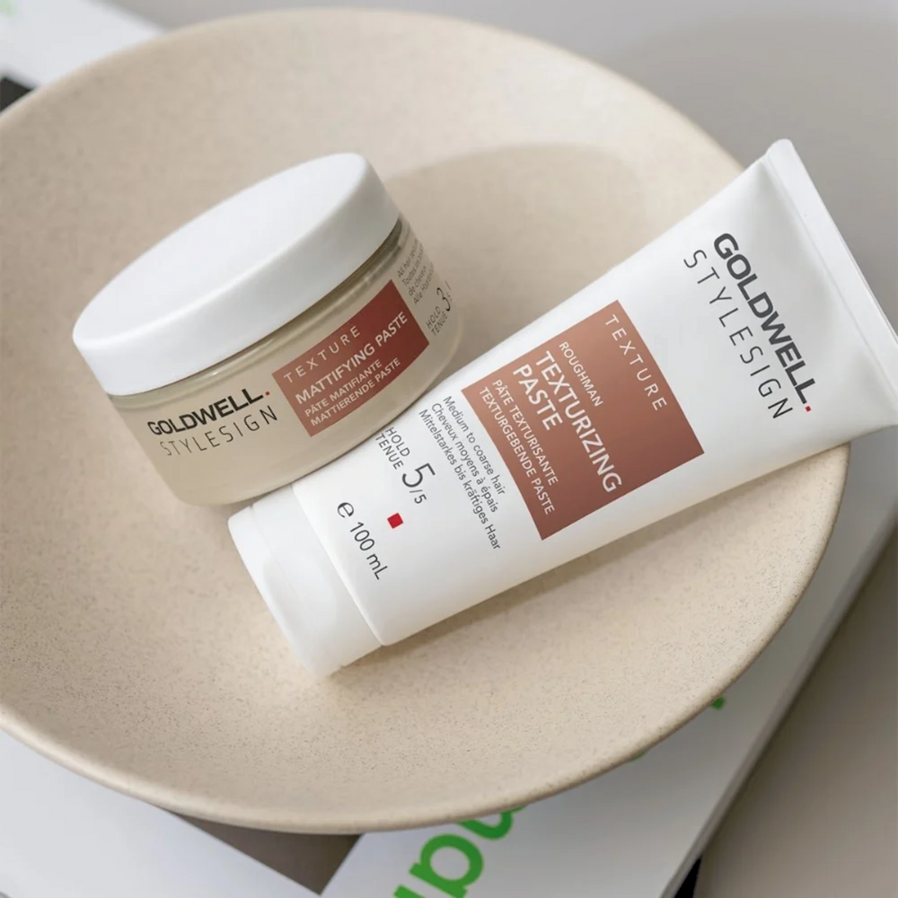 Pot de Pâte Texturisante Roughman Stylesign Goldwell 100 ml avec logo visible
