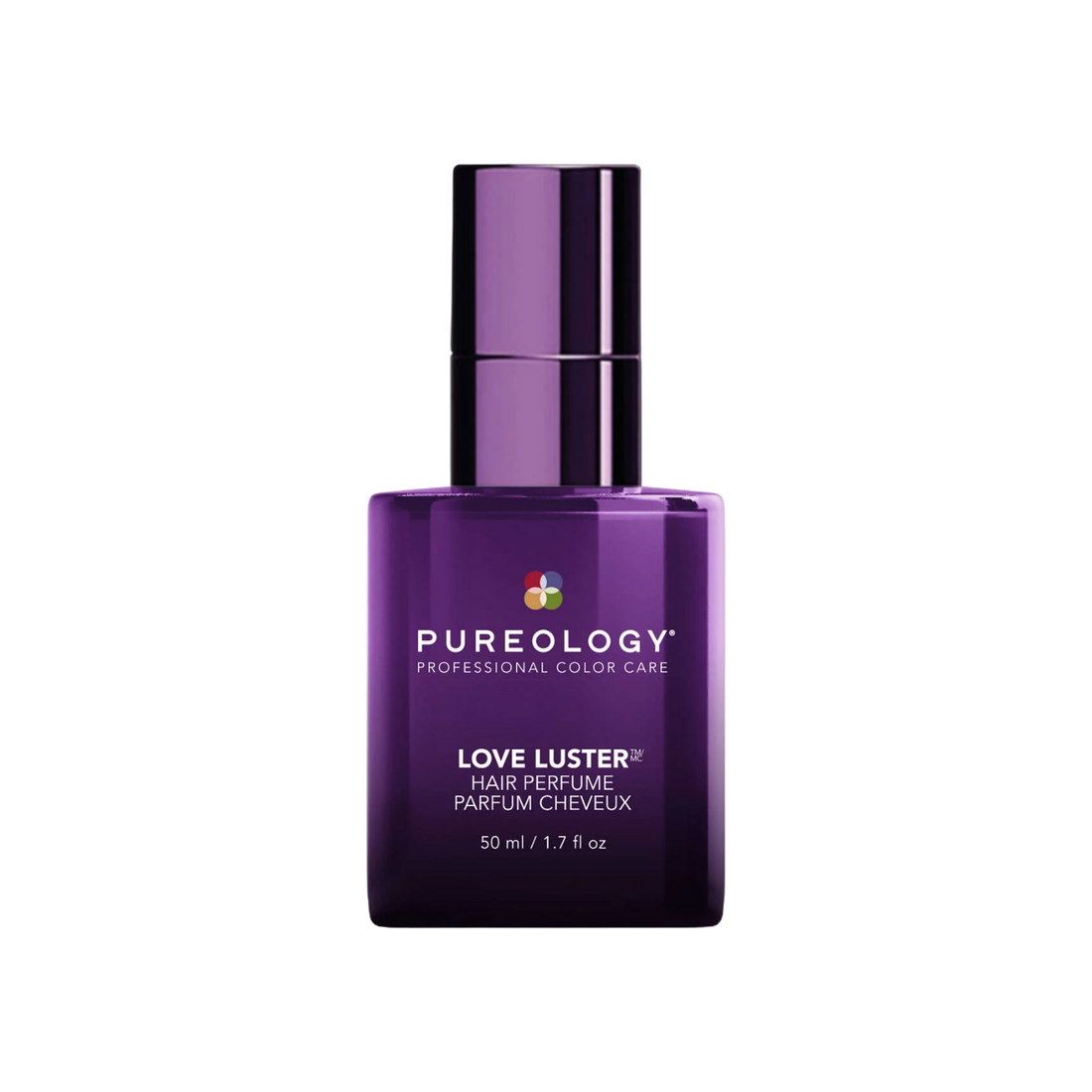 Flacon parfum capillaire Pureology Love Luster – brume légère vanille pivoine